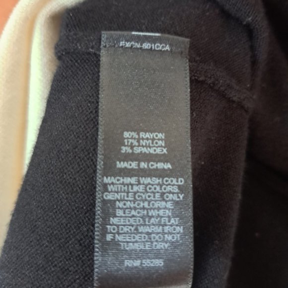 Express Black & White long sleeve ruched sweater dress. Size Med - Picture 2 of 7